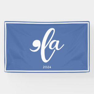 Kamala 2024 sagt ihren Namen Banner