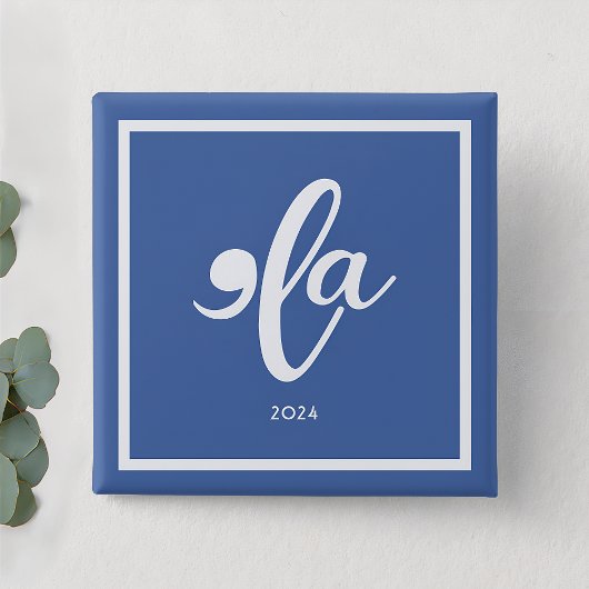 Kamala 2024 sagt ihren Namen Button