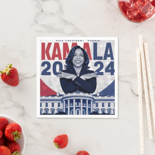Kamala 2024 serviette (Beispiel)
