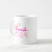 Kamala 2024 Unterschrift Kaffeetasse (Vorderseite Links)