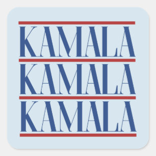 Kamala 2024 Vote Kamala Harris 2024 Wahl Quadratischer Aufkleber