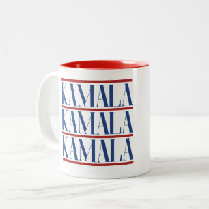 Kamala 2024 Vote Kamala Harris 2024 Wahl Zweifarbige Tasse