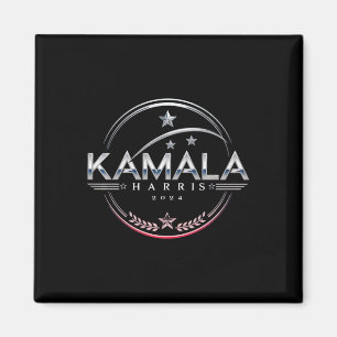 Kamala 2024 Wahlkampfwahl des Präsidenten Demokrat Magnet