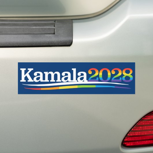 Kamala 2028 LGBT Autoaufkleber (Auf Auto)