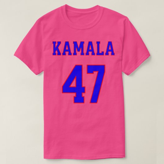 Kamala 47 Blue and Red T-Shirt (Design vorne)
