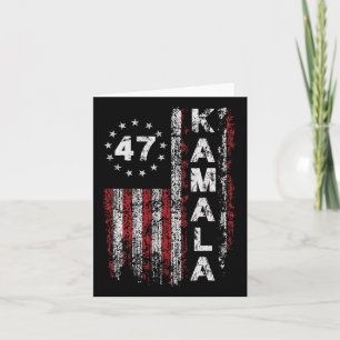 Kamala 47 Kamala47 Präsident USA Flagge 2024 Karte