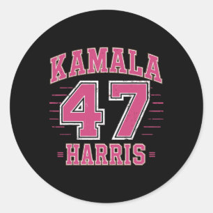 Kamala 47 Präsident Kamala Harris Wheimer 2024 Runder Aufkleber