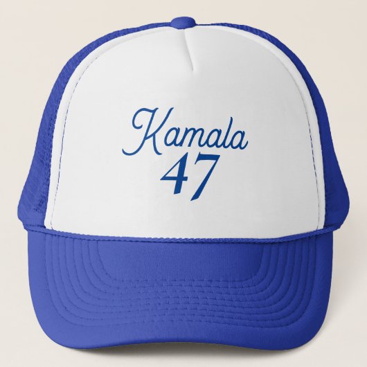 Kamala 47. Präsident Truckerkappe (Vorderseite)