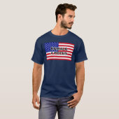KAMALA 4 POTUS - Amerikanische Flagge T-Shirt (Vorne ganz)