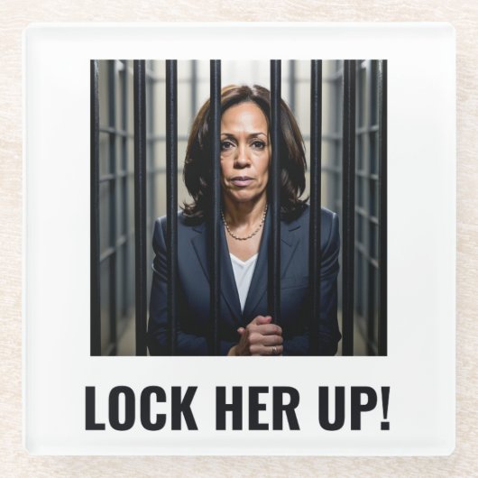 Kamala absperren glasuntersetzer (Vorderseite)