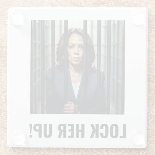 Kamala absperren glasuntersetzer (Rückseite)