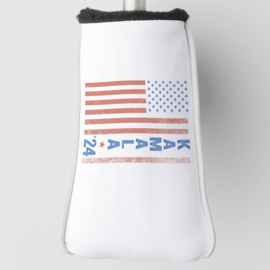 Kamala American Flag Präsidentschaftswahl Golf Headcover (Rotieren 90)