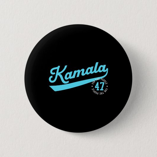 Kamala Athletic Team 47. Präsident für das Volk Button (Vorderseite)