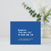 Kamala Aussprache Definition Phonetik blau