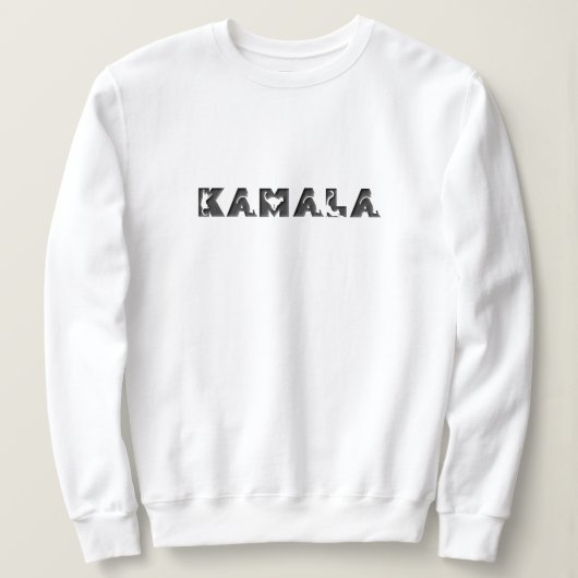 KAMALA bei Katze Alphabet Sweatshirt (Design vorne)