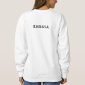 KAMALA bei Katze Alphabet Sweatshirt (Rückseite)