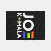 Kamala Biden Harris 2020 Gay Pride Flag Democ Fleecedecke (Vorderseite (Horizontal))