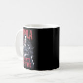 Kamala Biting The Future Vampire Kamala Harris Hal Kaffeetasse (Vorderseite Links)