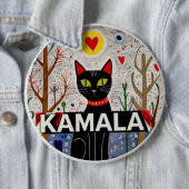 Kamala Black Cat Herz Kamala Button (Beispiel)