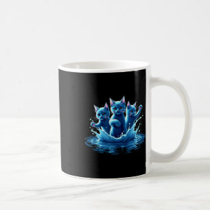 Kamala Blue Cats Wave - Niedlich für Katzenbesitze Kaffeetasse