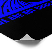 Kamala Blue Wave 2024 Harris Wheimer Präsident Poster (Ecke)