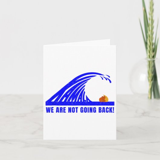 Kamala Blue Wave 2024 Karte (Vorderseite)