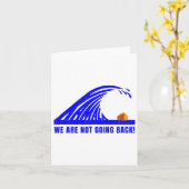 Kamala Blue Wave 2024 Karte (Gelbe Blume)