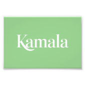 Kamala Brat Kamala Harris für den Präsidenten 2024 Fotodruck (Vorne)