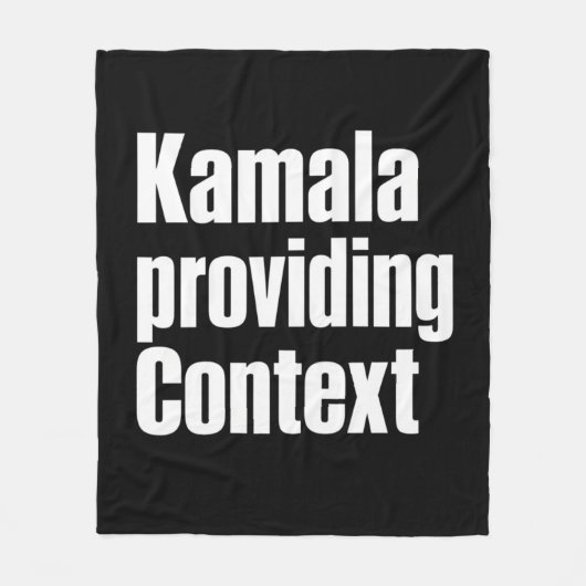 Kamala Brat Lime Green bietet Kontext Fleecedecke (Vorderseite)