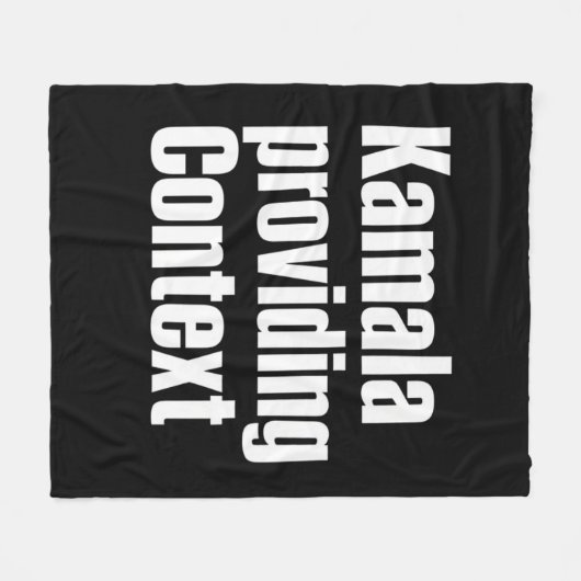 Kamala Brat Lime Green bietet Kontext Fleecedecke (Vorderseite (Horizontal))