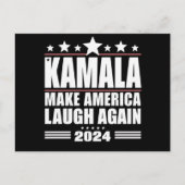 Kamala Bringen Sie Amerika zum Lachen wieder Ameri Postkarte (Vorderseite)