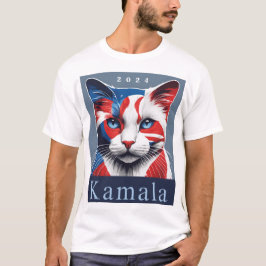Kamala Cat 2024 US-Wahl Demokrat T-Shirt