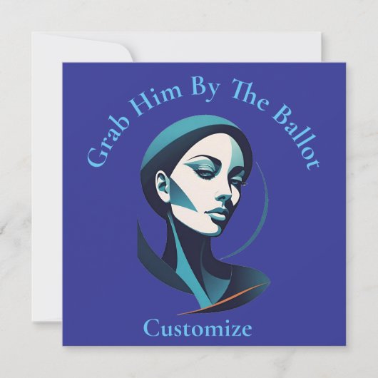 Kamala Cat Lady 2024 Ballot Thunder_Cove Einladung (Vorderseite)