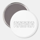 Kamala Cat Schreiben Präsident 2024 Magnet (Vorderseite/Rückseite)