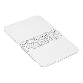 Kamala Cat Schreiben Präsident 2024 Magnet (Rechte Seite)