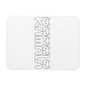 Kamala Cat Schreiben Präsident 2024 Magnet (Horizontal)