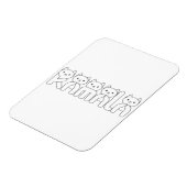 Kamala Cat Schreiben Präsident 2024 Magnet (Linke Seite)