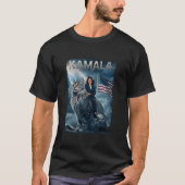 Kamala Cat USA Präsident US Flag Pro Kamala T Shir T-Shirt (Vorderseite)