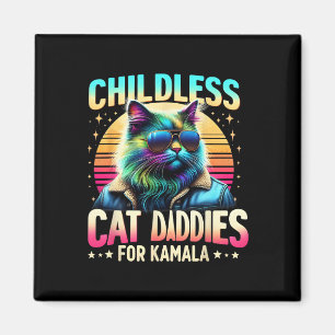 Kamala Childless Cat Daddies for Kamala Black Cat Magnet