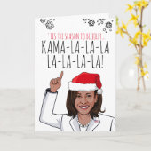Kamala Christmas Card: Kamala-la-Card Karte (Gelbe Blume)