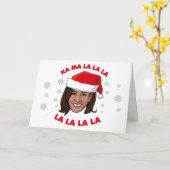 Kamala Christmas - Kamala la la la la la la la Karte (Gelbe Blume)