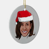 Kamala Claus 2020 Keramik Ornament (Rechts)