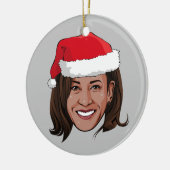Kamala Claus 2020 Keramik Ornament (Links)