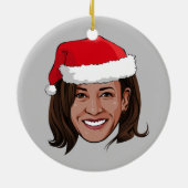 Kamala Claus 2020 Keramik Ornament (Hinten)