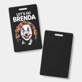 Kamala Clown Let's Go Brenda Ausweis (Vorder- & Rückseite)