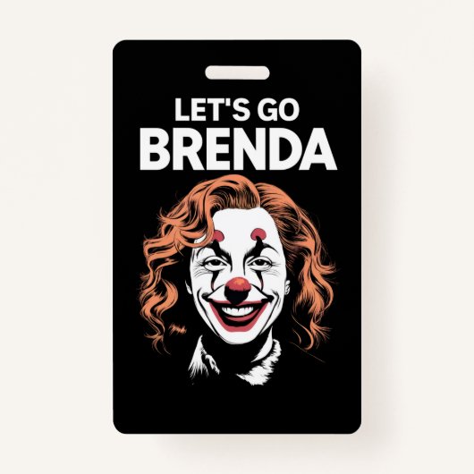 Kamala Clown Let's Go Brenda Ausweis (Vorderseite)