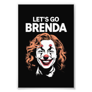 Kamala Clown Los geht's Brenda Fotodruck