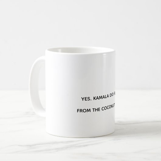 Kamala Coconut Tree mug Kaffeetasse (Vorderseite Links)