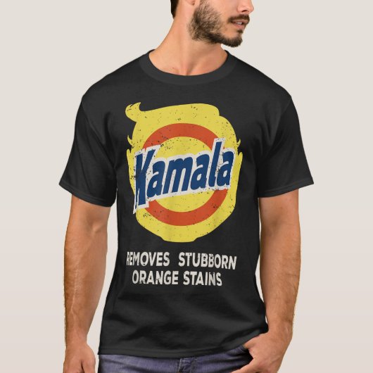 Kamala Detergent entfernt Stubborn-Orangenstadien T-Shirt (Vorderseite)