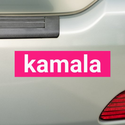 Kamala einfache minimalistische moderne heiße Rosa Autoaufkleber (Auf Auto)